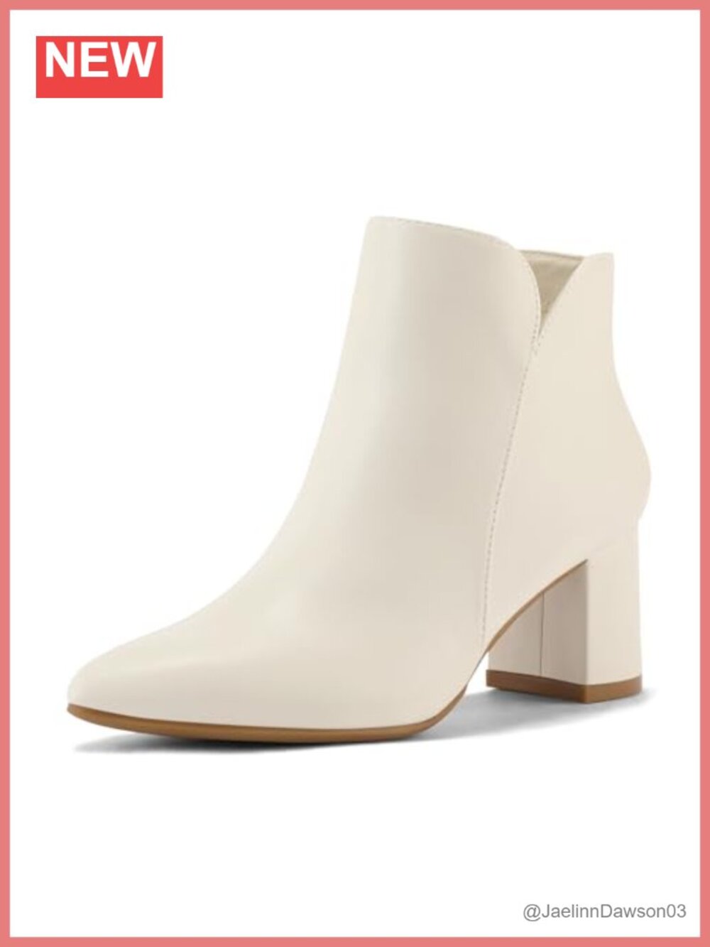 Women's Ankle Boots Chunky Block Heel Pointed Toe Dressy Booties